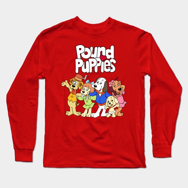 Pound Puppies Long Sleeve T-Shirt by OniSide